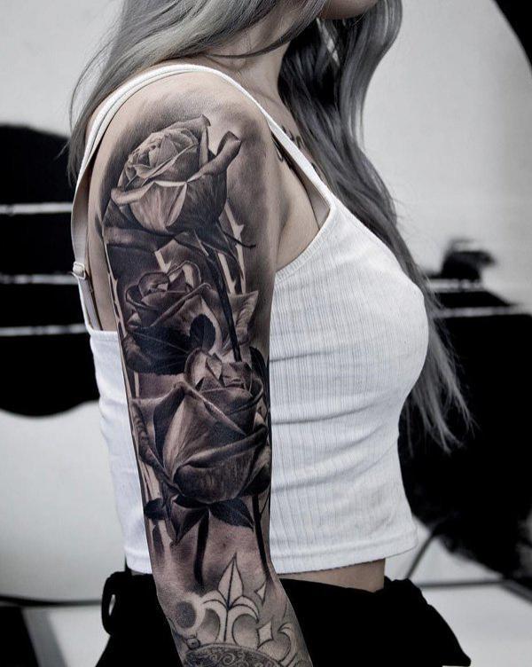 140 Meaningful Rose Tattoo Designs