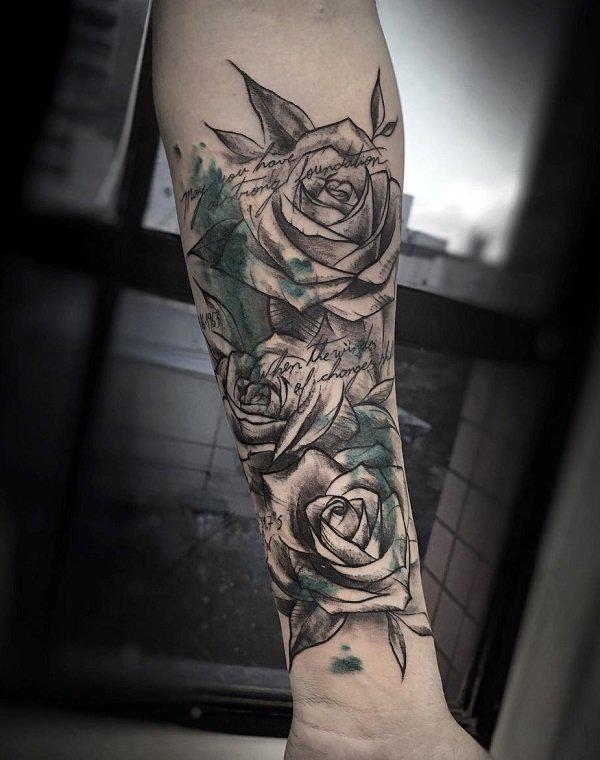 140 Meaningful Rose Tattoo Designs