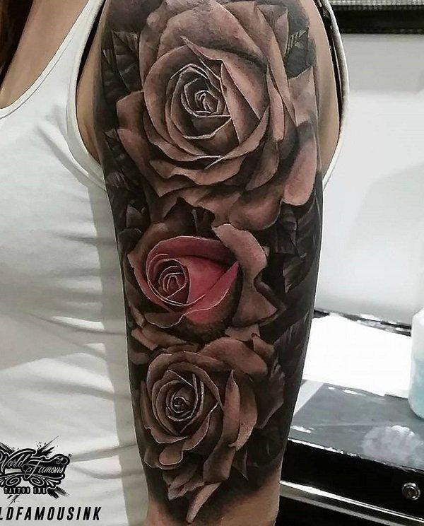 140 Meaningful Rose Tattoo Designs