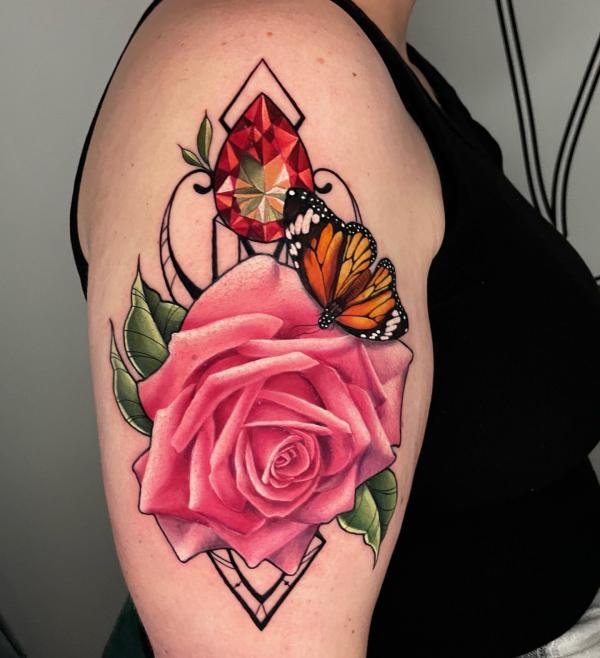 140 Meaningful Rose Tattoo Designs