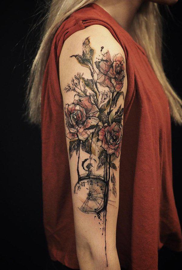 140 Meaningful Rose Tattoo Designs