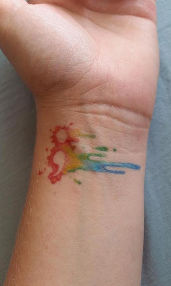 What is the butterfly semicolon tattoo meaning?