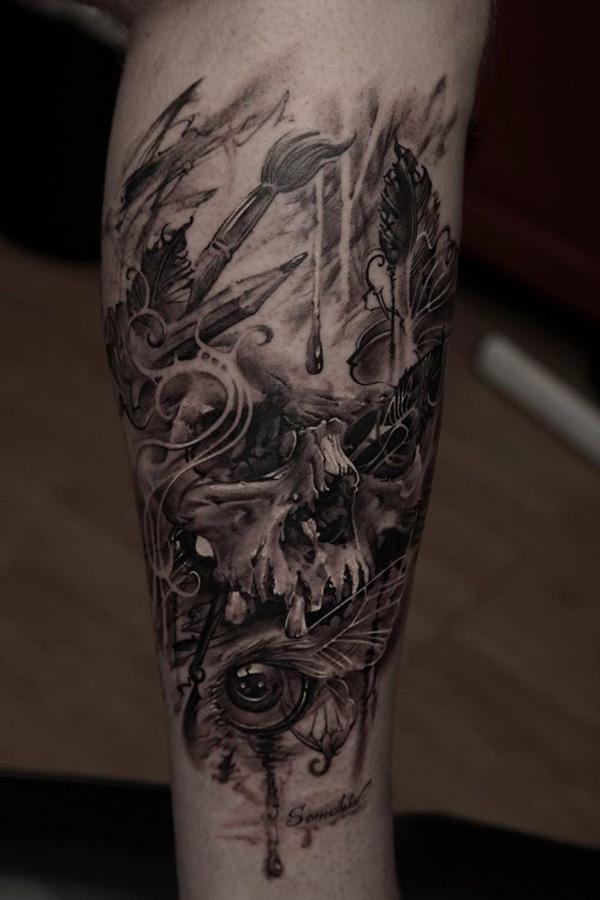 130 Awesome Skull Tattoo Designs