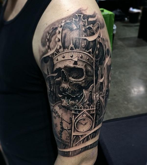 130 Awesome Skull Tattoo Designs