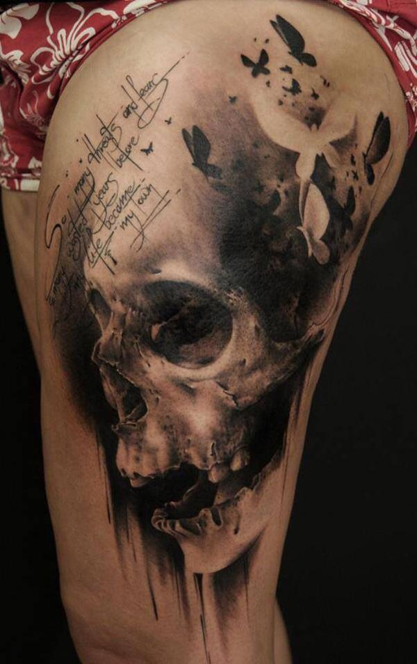 130 Awesome Skull Tattoo Designs