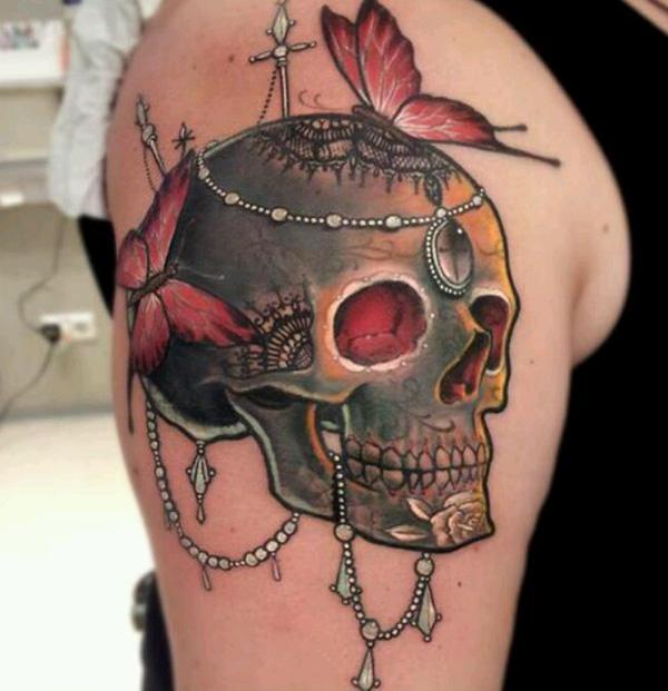 130 Awesome Skull Tattoo Designs