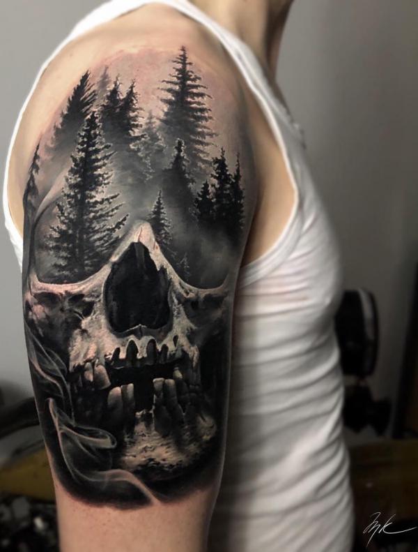 130 Awesome Skull Tattoo Designs