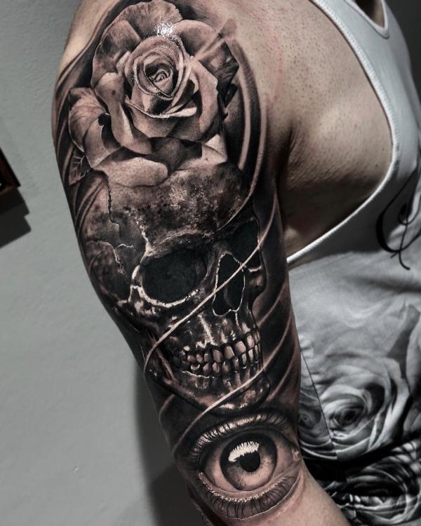 130 Awesome Skull Tattoo Designs