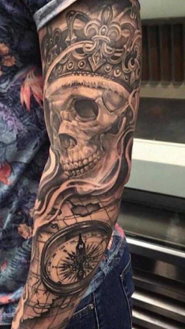 130 Awesome Skull Tattoo Designs