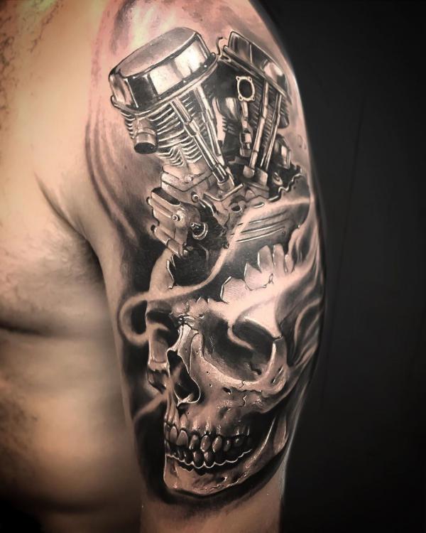 130 Awesome Skull Tattoo Designs