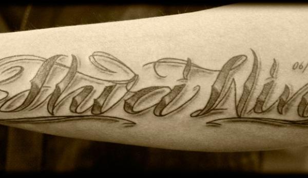 70 Awesome Tattoo Fonts Designs