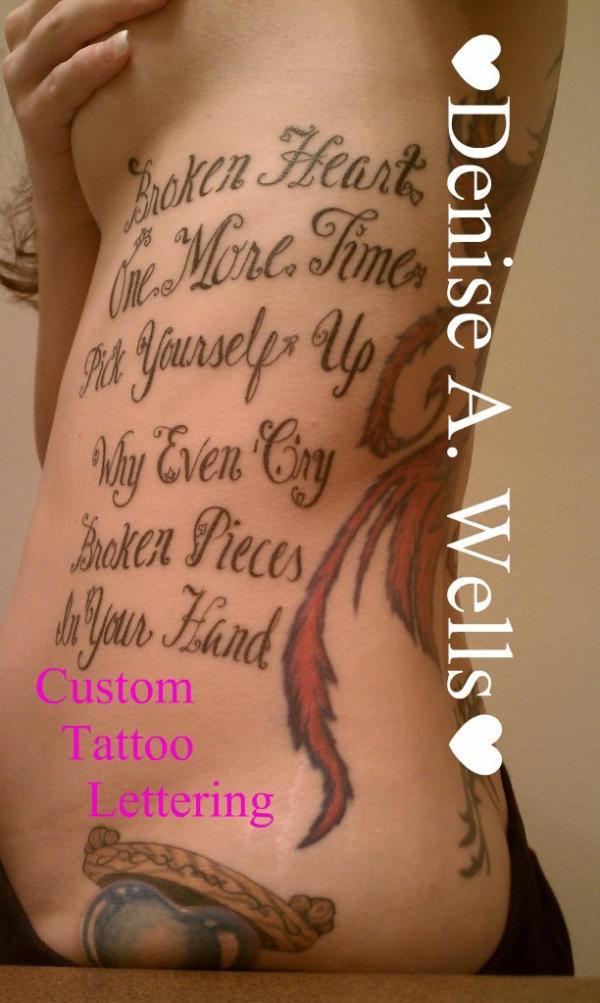 70 Awesome Tattoo Fonts Designs