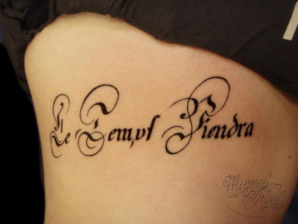 70 Awesome Tattoo Fonts Designs