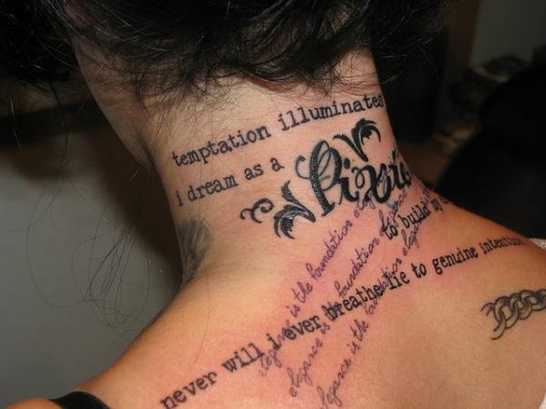 70 Awesome Tattoo Fonts Designs
