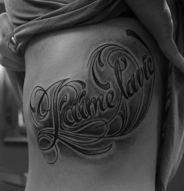 70 Awesome Tattoo Fonts Designs
