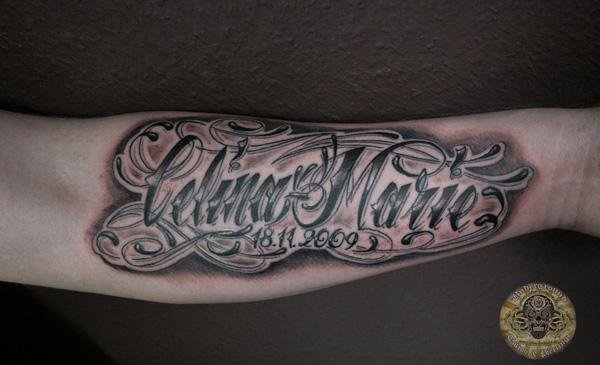 70 Awesome Tattoo Fonts Designs