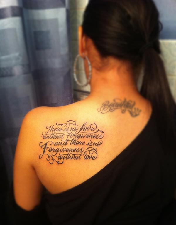 70 Awesome Tattoo Fonts Designs