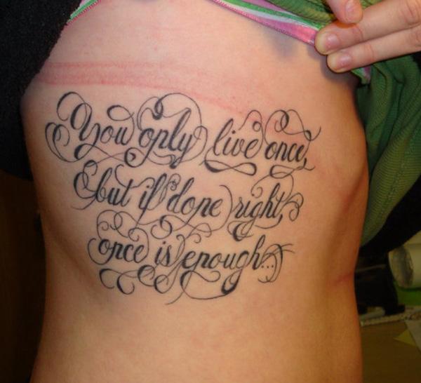 70 Awesome Tattoo Fonts Designs