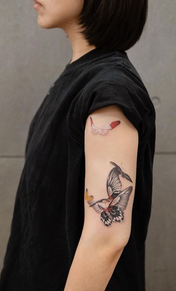 120+ Amazing Butterfly Tattoo Designs