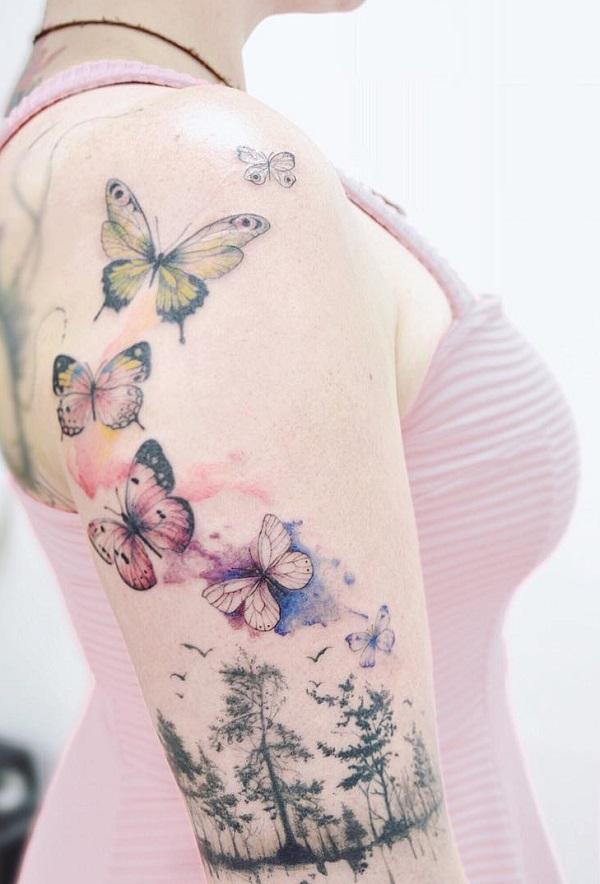 120+ Amazing Butterfly Tattoo Designs