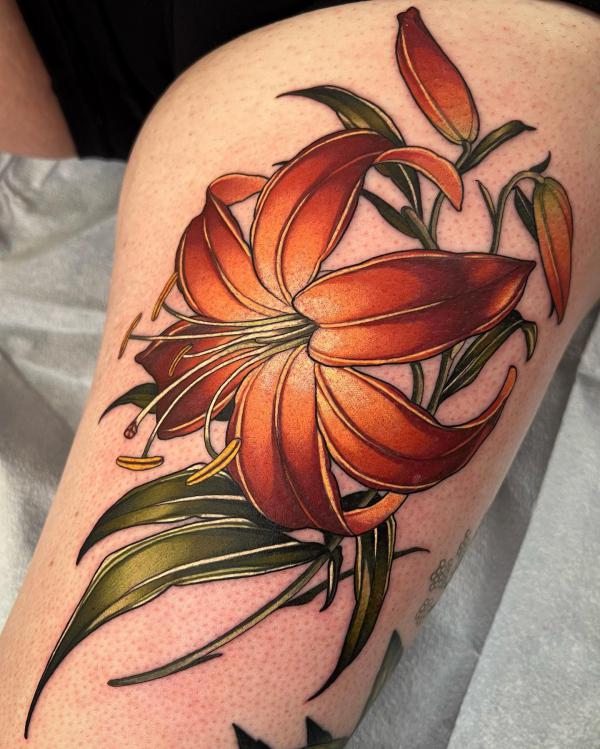 90 Awesome Lily Tattoo Designs with Meaning