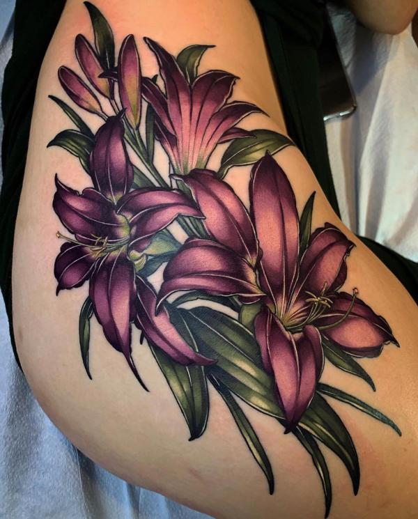 90 Awesome Lily Tattoo Designs with Meaning