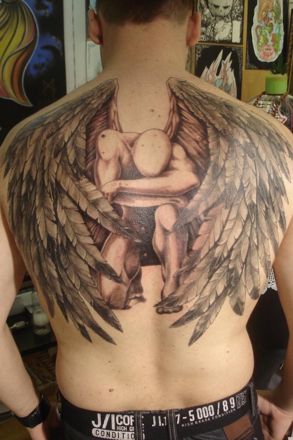 60 Holy Angel Tattoo Designs