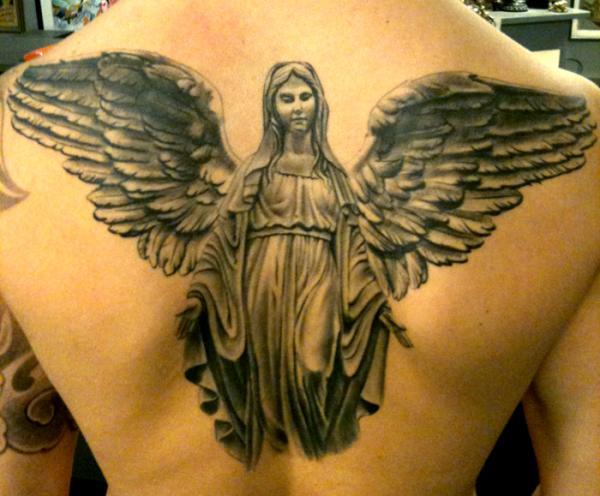 60 Holy Angel Tattoo Designs