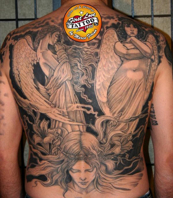 60 Holy Angel Tattoo Designs