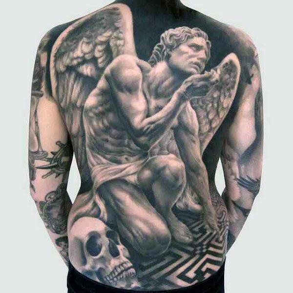 60 Holy Angel Tattoo Designs