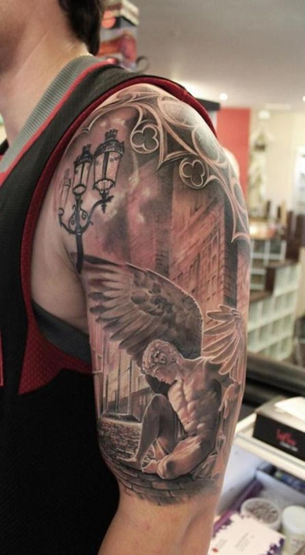 60 Holy Angel Tattoo Designs