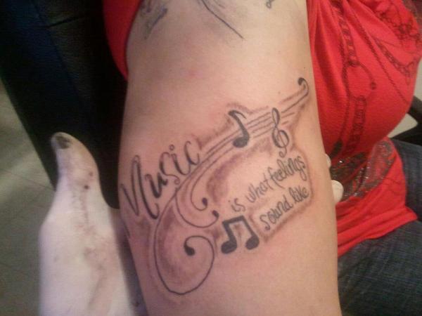 60 Awesome Music Tattoo Designs