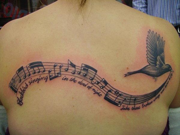 60 Awesome Music Tattoo Designs