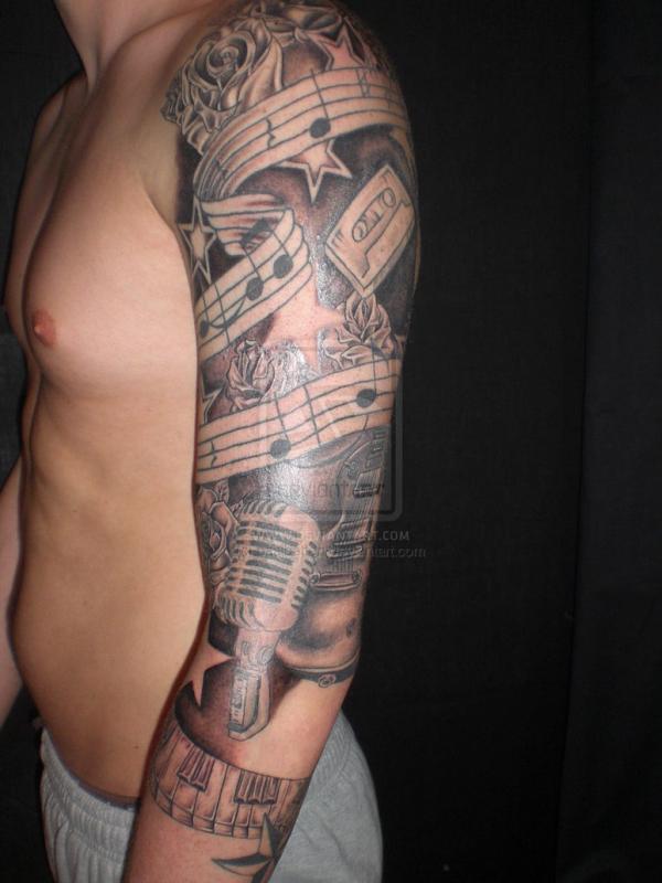 60 Awesome Music Tattoo Designs