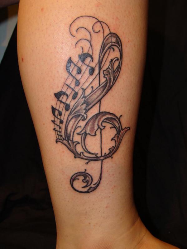 60 Awesome Music Tattoo Designs