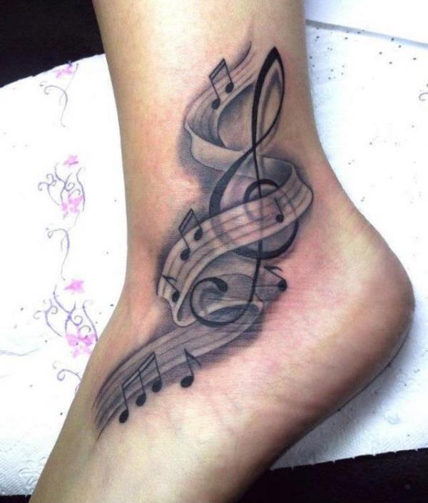 60 Awesome Music Tattoo Designs