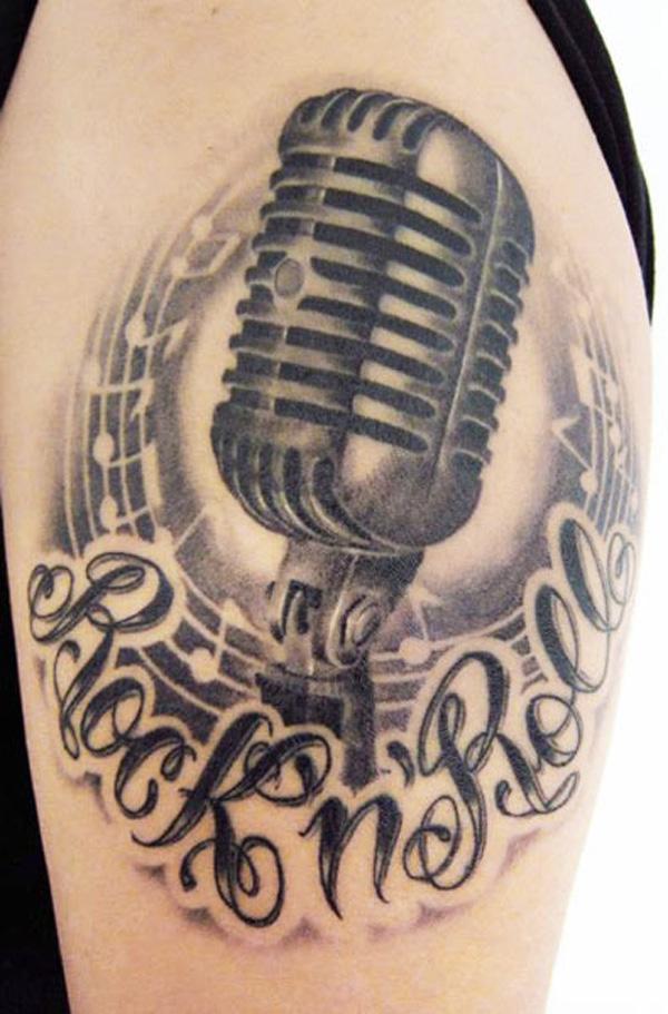 60 Awesome Music Tattoo Designs