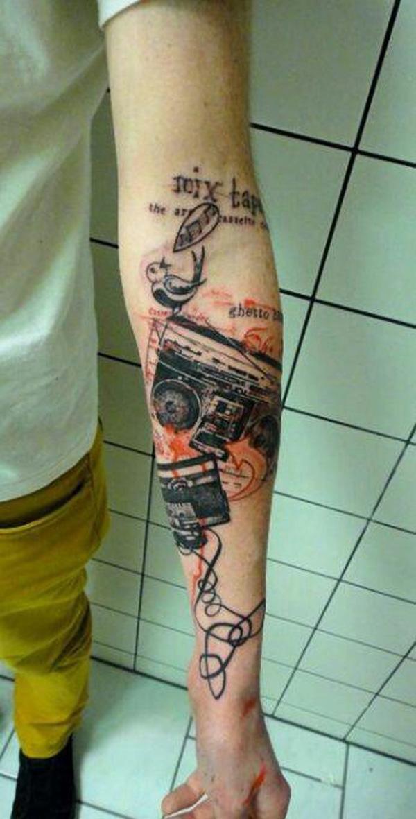 60 Awesome Music Tattoo Designs