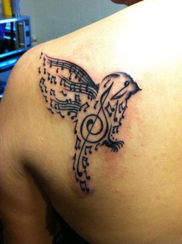 60 Awesome Music Tattoo Designs
