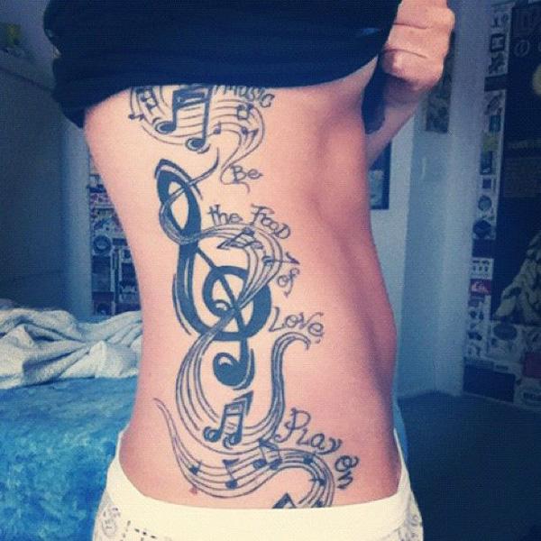 60 Awesome Music Tattoo Designs