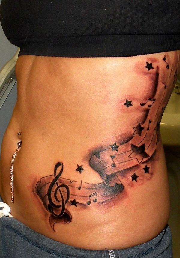 60 Awesome Music Tattoo Designs