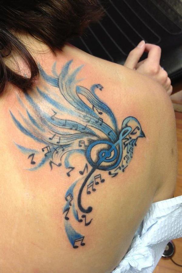 60 Awesome Music Tattoo Designs