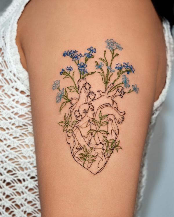100 Awesome Heart Tattoo Designs with Meanings