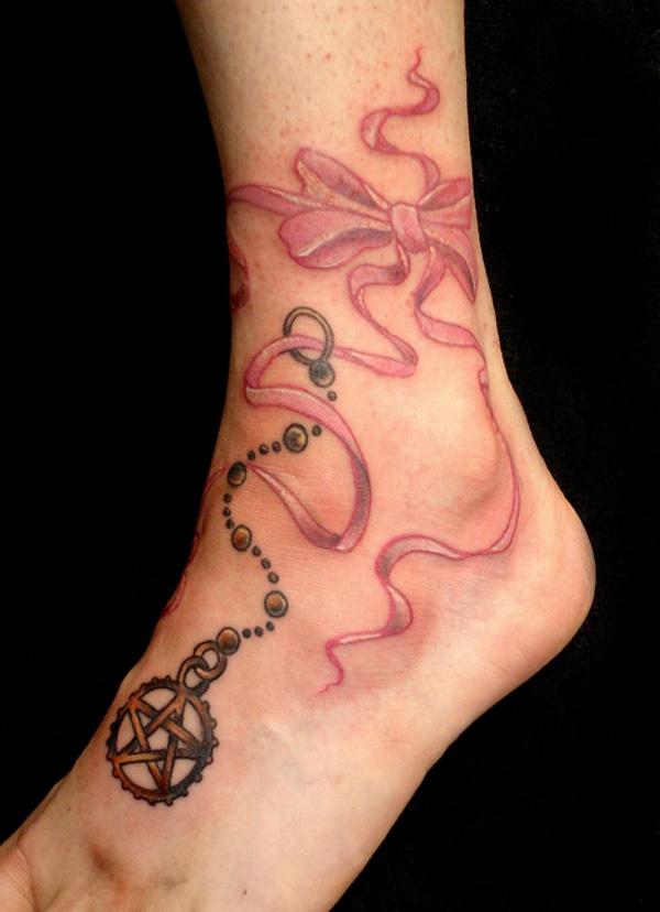 30 Cute Ribbon Tattoos for Women