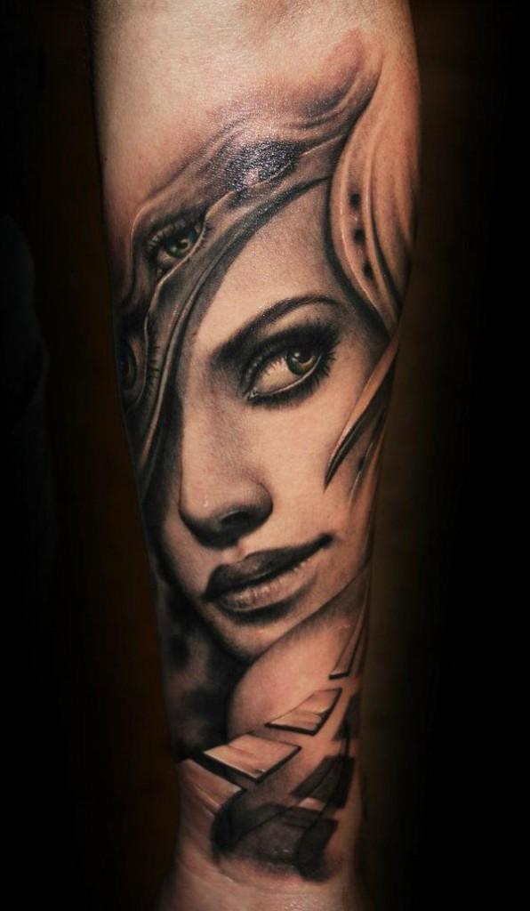 45 Awesome Portrait Tattoo Designs