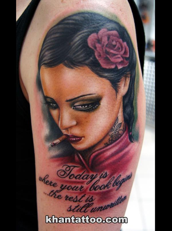 45 Awesome Portrait Tattoo Designs