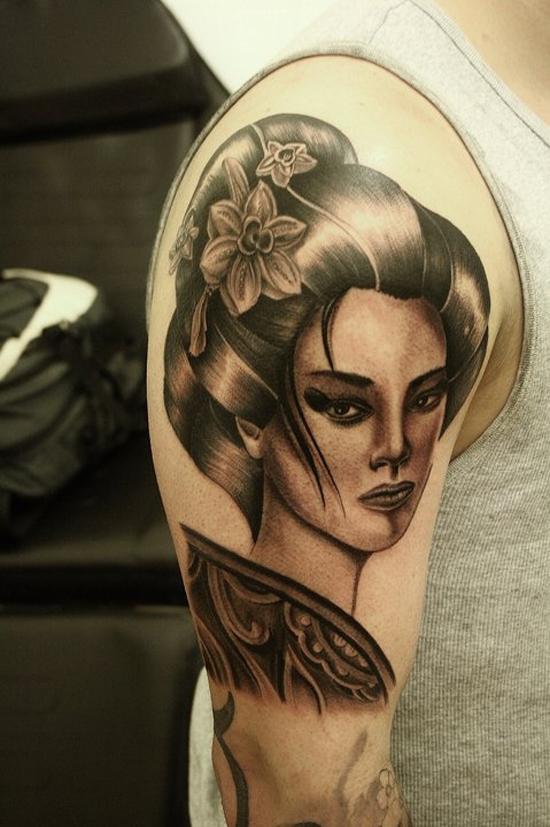 45 Awesome Portrait Tattoo Designs