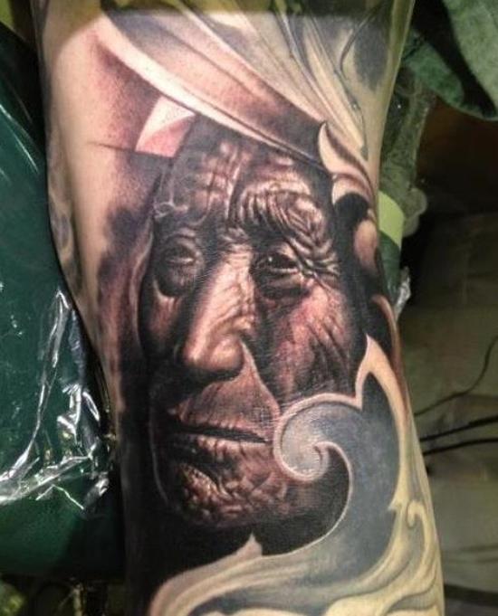 45 Awesome Portrait Tattoo Designs