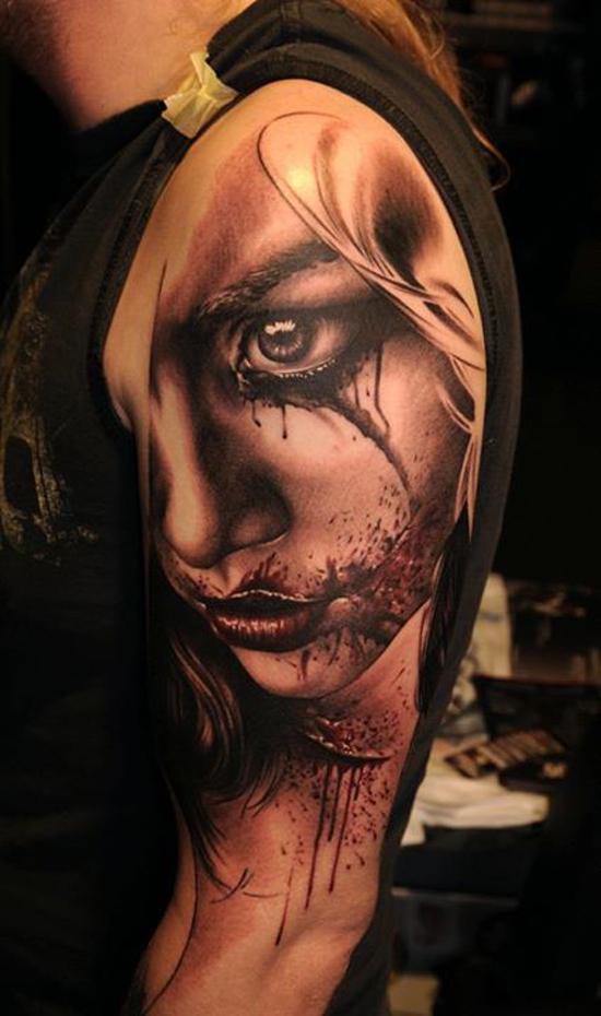 45 Awesome Portrait Tattoo Designs