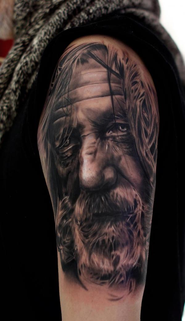 45 Awesome Portrait Tattoo Designs